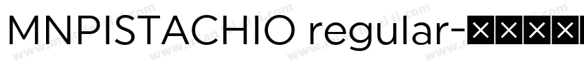 MNPISTACHIO regular字体转换